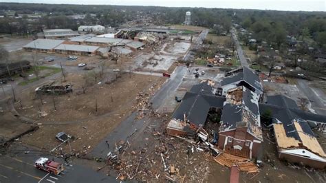 April 1, 2023. Wynne, Arkansas, has taken a direct hit from a tornado.